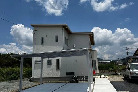 シンプルエクステリア 施工例 山鹿市