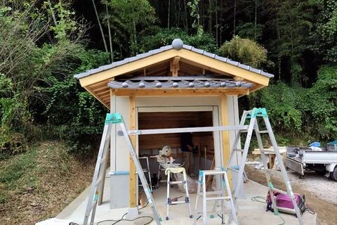 熊本県東区での新築お堂の一コマ。