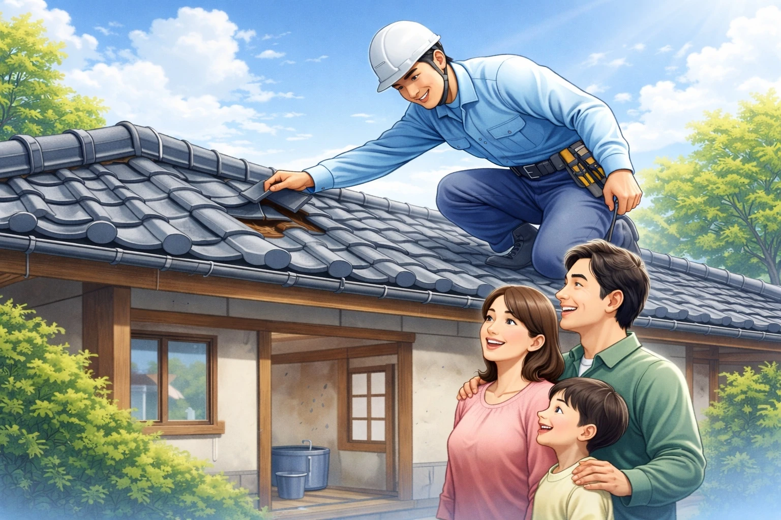 屋根の無料点検で、安心の暮らしを！